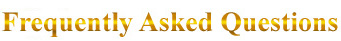 Faqs, fees and procedures.